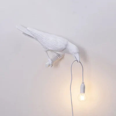 Skanto | Moderne Lucky Bird Bordlampe – Kreativ Resin Dyre Design for Soverom og Stue