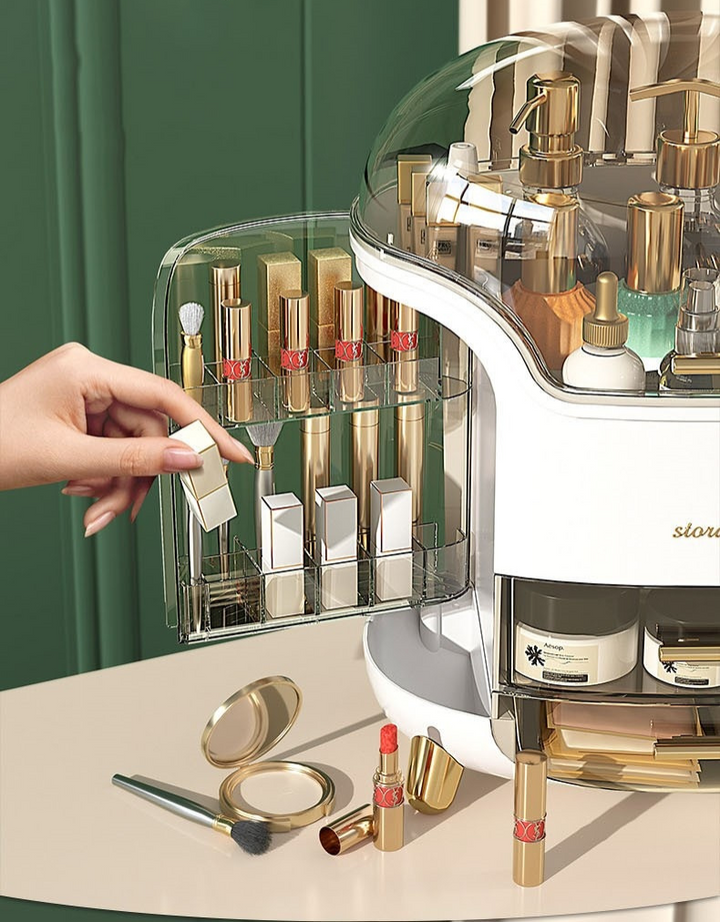 BeautyEssence Organizer – Stilfull Makeup Oppbevaring for Deg Skanto