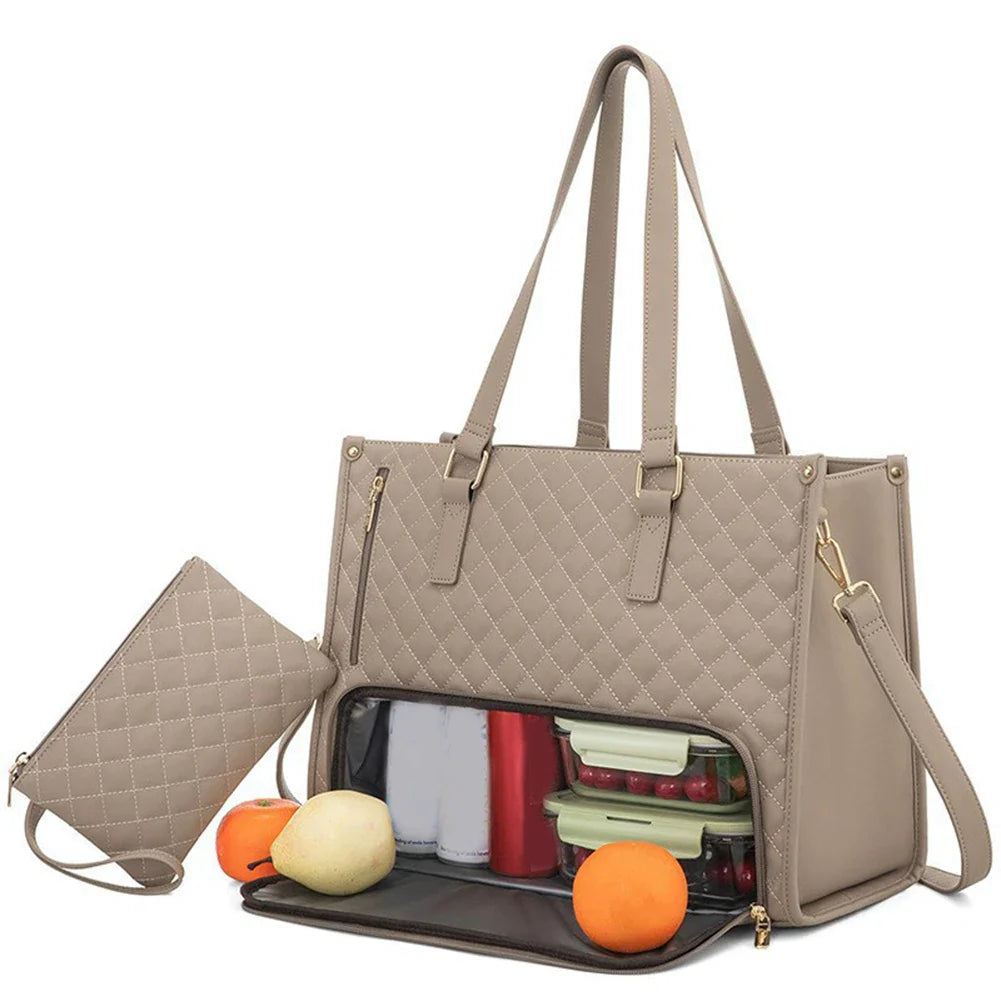 Skanto | 2-i-1 Laptop Bag med Isolert Lunsjrom