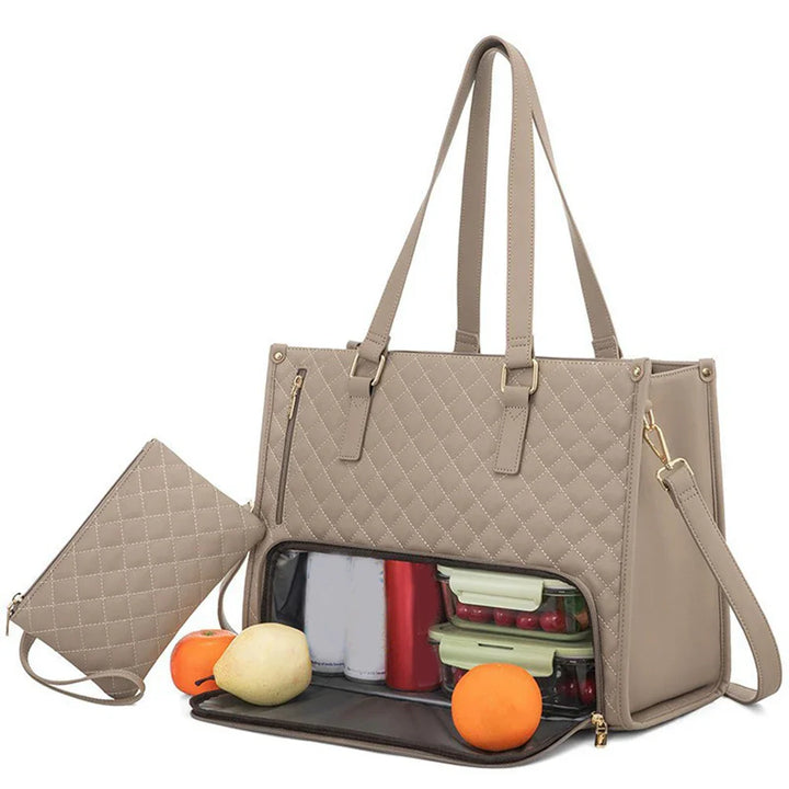Skanto | 2-i-1 Laptop Bag med Isolert Lunsjrom