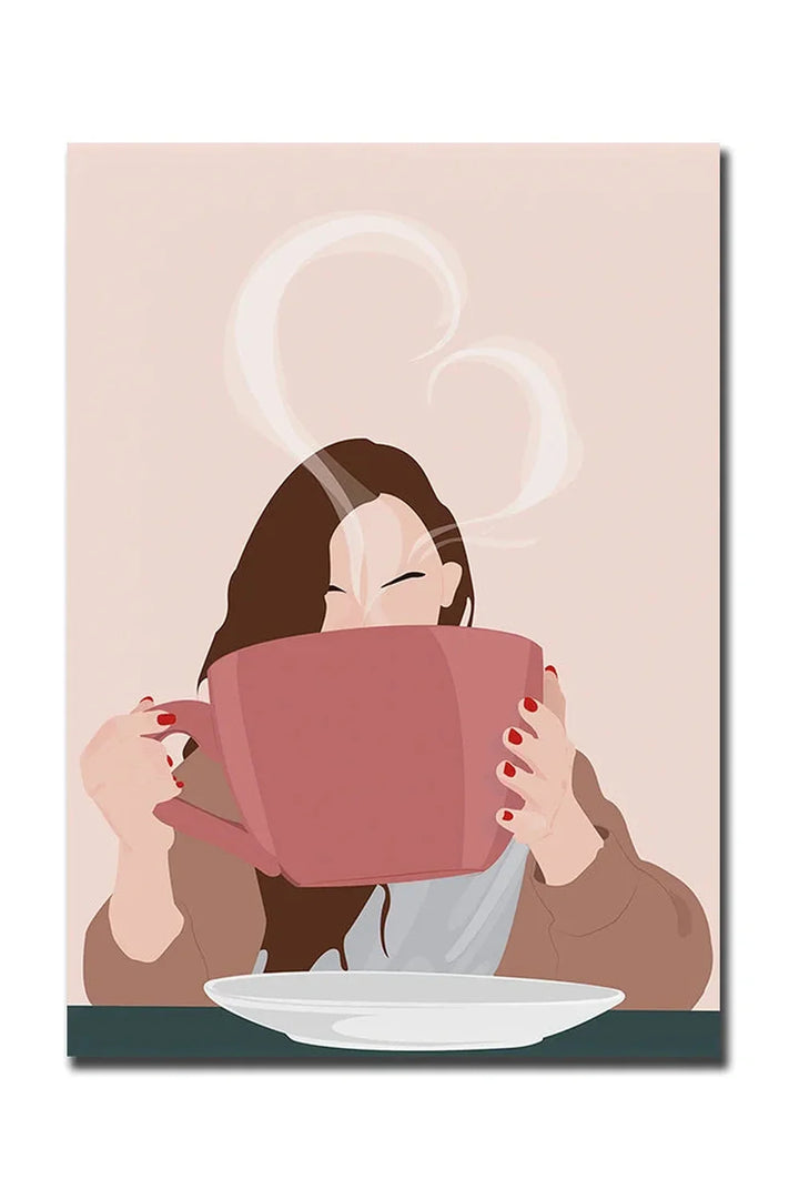 Skanto | God Morgen Kaffe Lerret Plakat