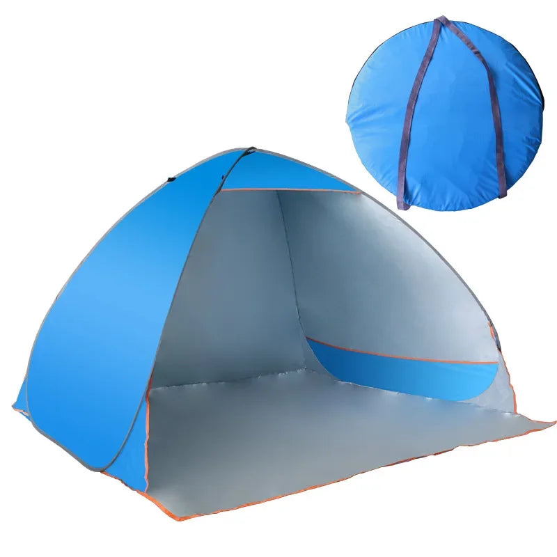 Automatisk Pop-Up Ultralett Full Skjerm Strandtelt | Skanto