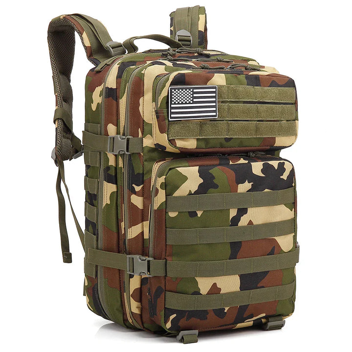 Skanto | Ryggsekk Camo Taktisk 45L Militær Ryggsekk