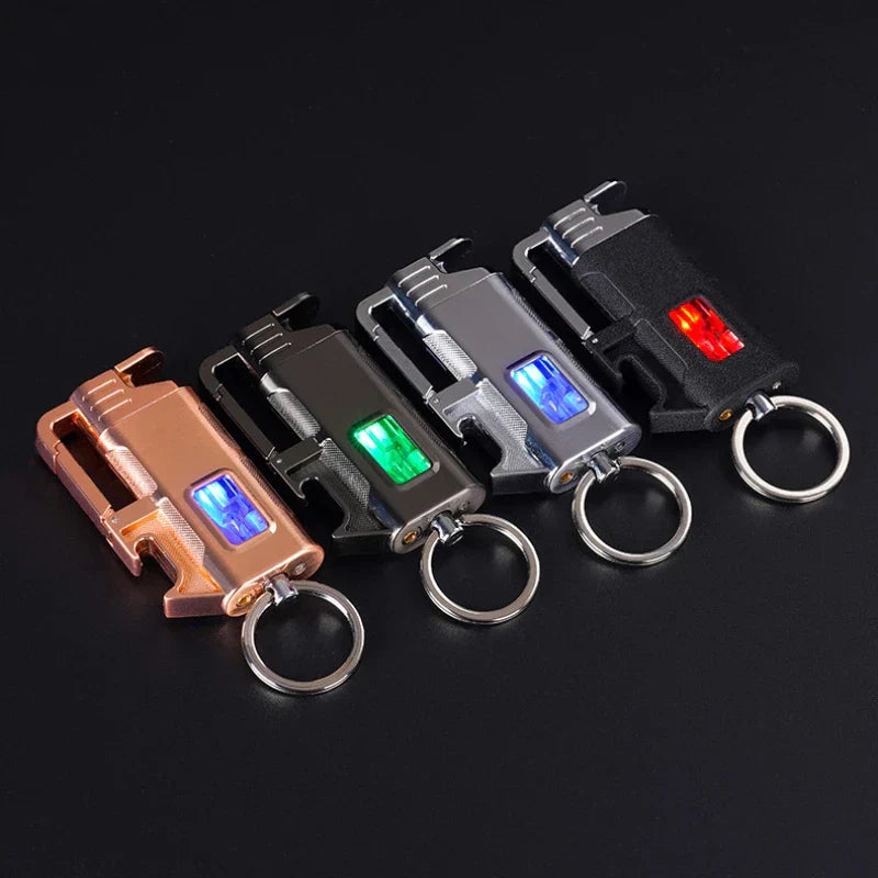 Moderne Vindresistente Metall Flaskeåpner Nøkkelring Lighter | Skanto