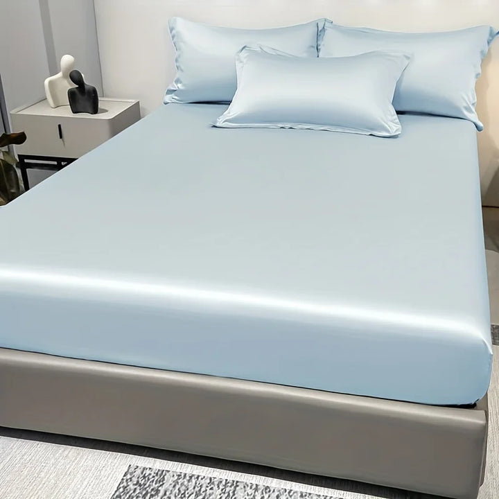 Skanto | SatinDreams Luksus Fitted Ark | Silke Satin Sengark | Pustende & Kjølende | Rynkefri | Lett å Ta Vare på