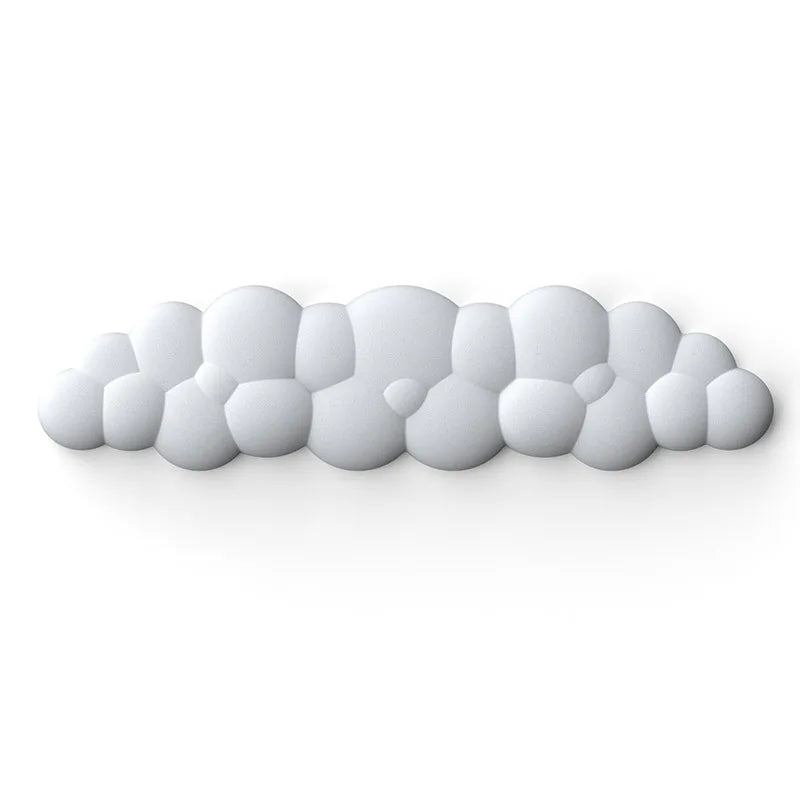 Skanto | Cloud Memory Foam Musmatte med Håndleddstøtte - Anti-Sklisikker Kontor- og Gaming Tastaturstøtte