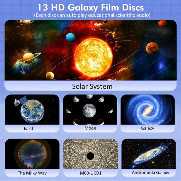 Skanto | 360° Rotere Planetarium Prosjektor Nattlampe