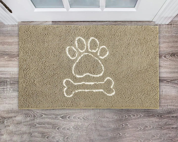 Skanto | Hund Dørmatte – Super Absorberende, Rutsjebeskyttende Matte