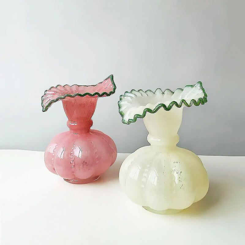 Glass Pumpkin Vase | Skanto