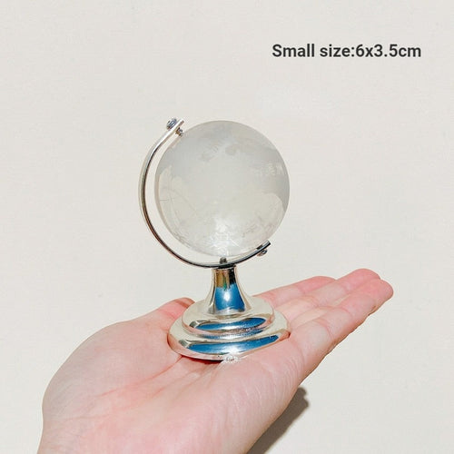 Klar Transparent Miniatyr Glass Jordklode | Skanto