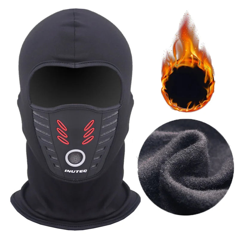 Vindbeskyttende Pustende MC Vinter Full Face Maske | Skanto