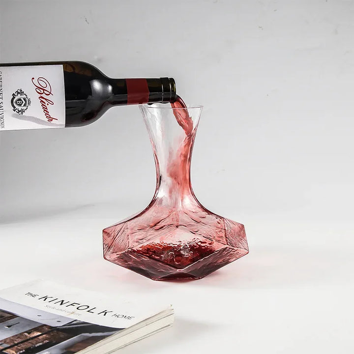 Skanto | Uregelmessig Krystallglass Vinkaraffel