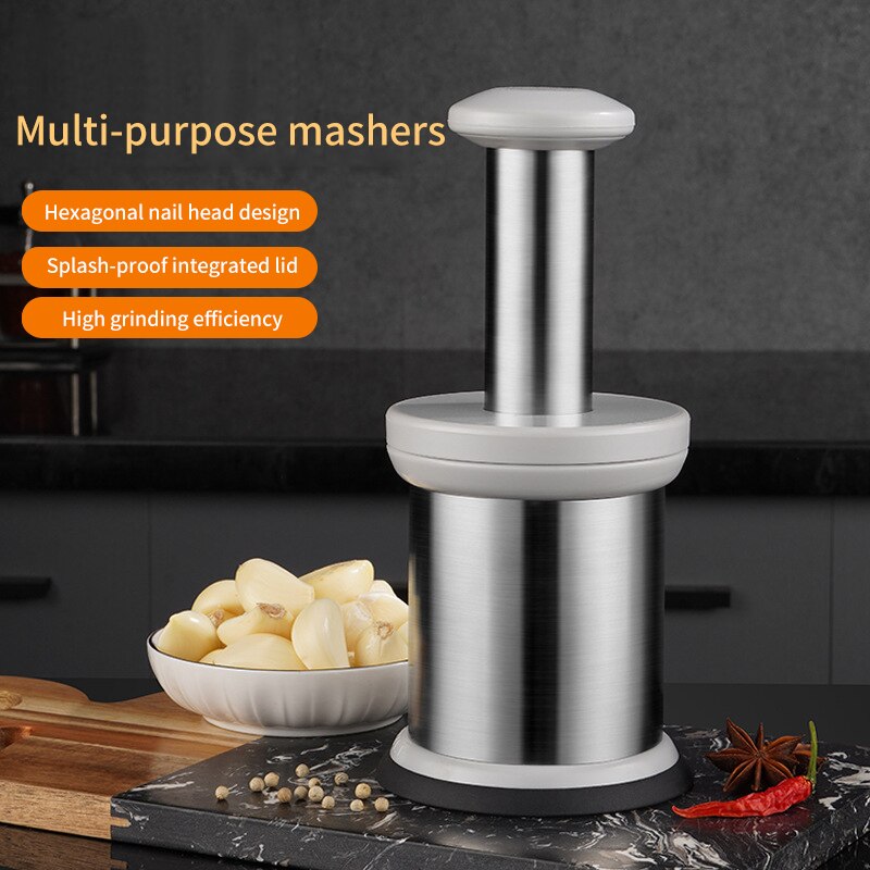 Skanto | Easy Food Rustfritt Stål Hvitløk Grinder