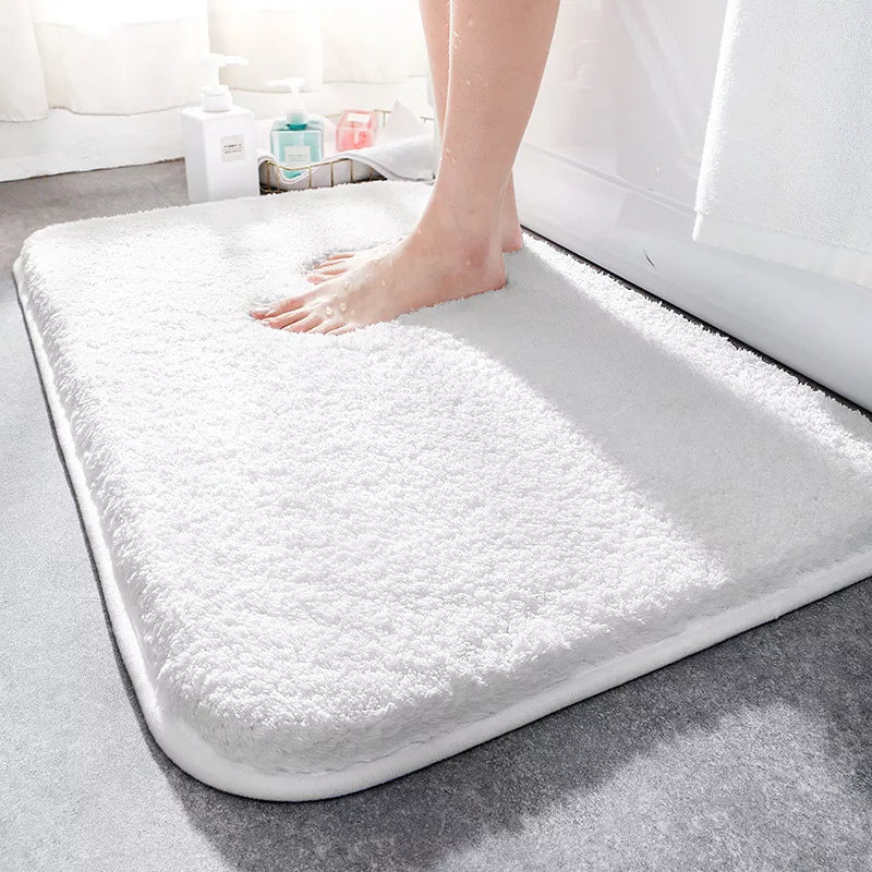 Skanto | SoftStep Luksus Badepute – Ekstra Tykk Mikrofiber Matte med Antiskli og Høy Absorpsjon