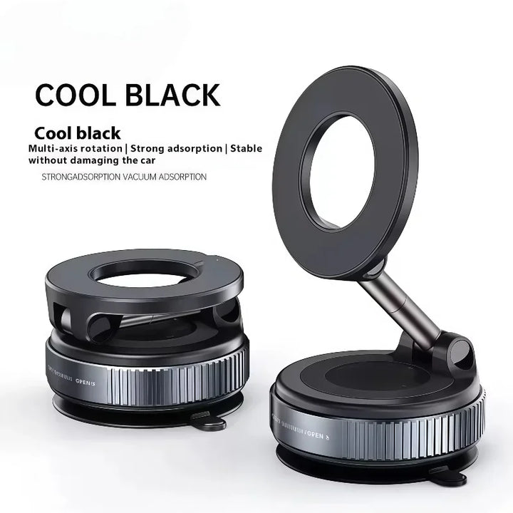 Magnetisk Telefonholder | Med Vakuum Sugekop | 360° Justerbar | Skanto