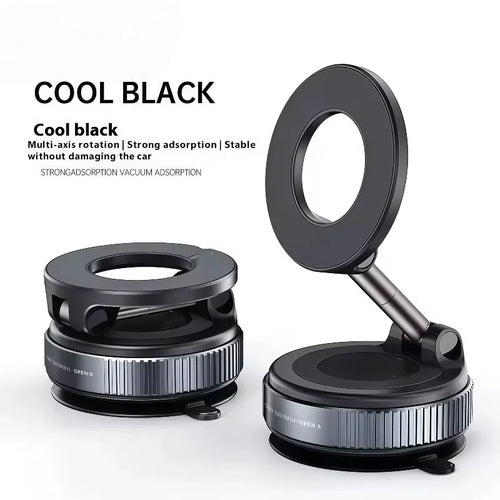 Magnetisk Telefonholder | Med Vakuum Sugekop | 360° Justerbar | Skanto