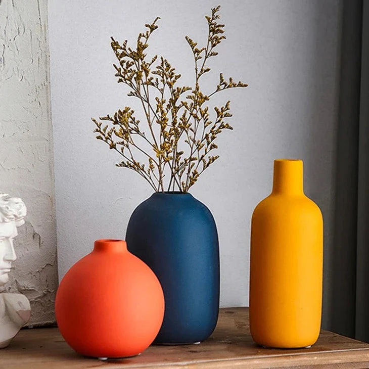 Nordisk keramikk vase Skanto