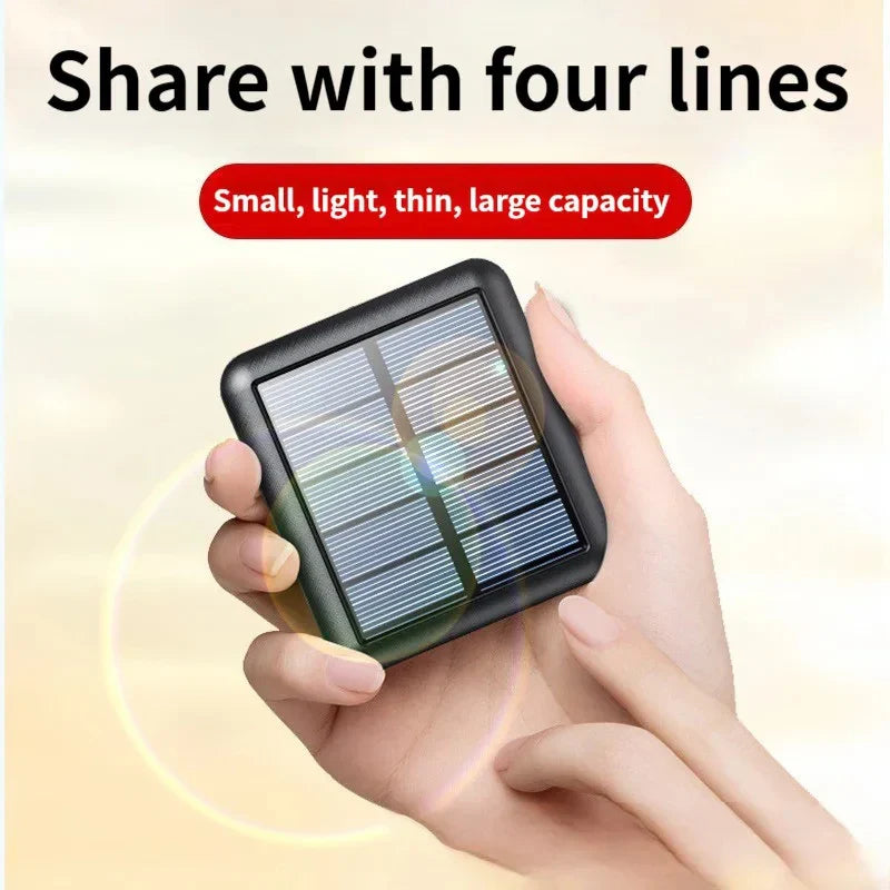 Skanto | 4 i 1 Solenergi-ladende Power Bank