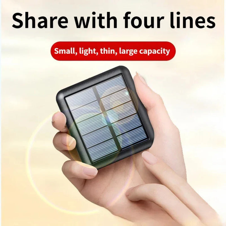 Skanto | 4 i 1 Solenergi-ladende Power Bank