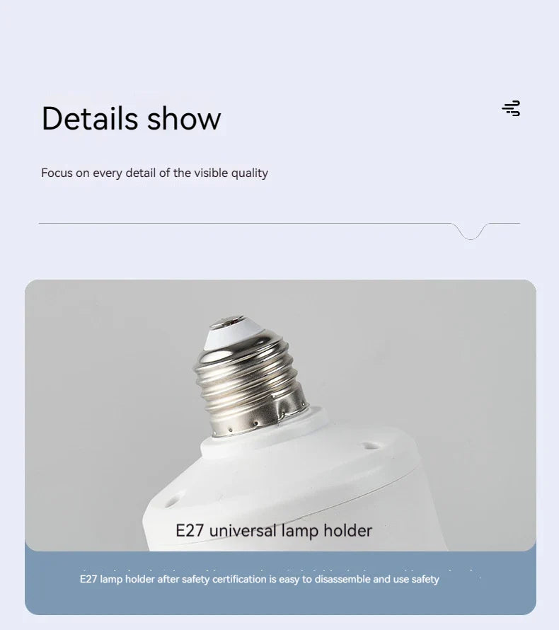30W E27 Takvifte Lys med Fjernkontroll - LED Dimming Funksjon, Intelligent Stille Vifte for Soverom & Stue | Skanto