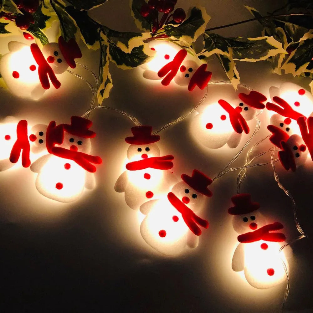 Skanto | FrostyGlow – Snømann Julelys og Hengende Ornamenter