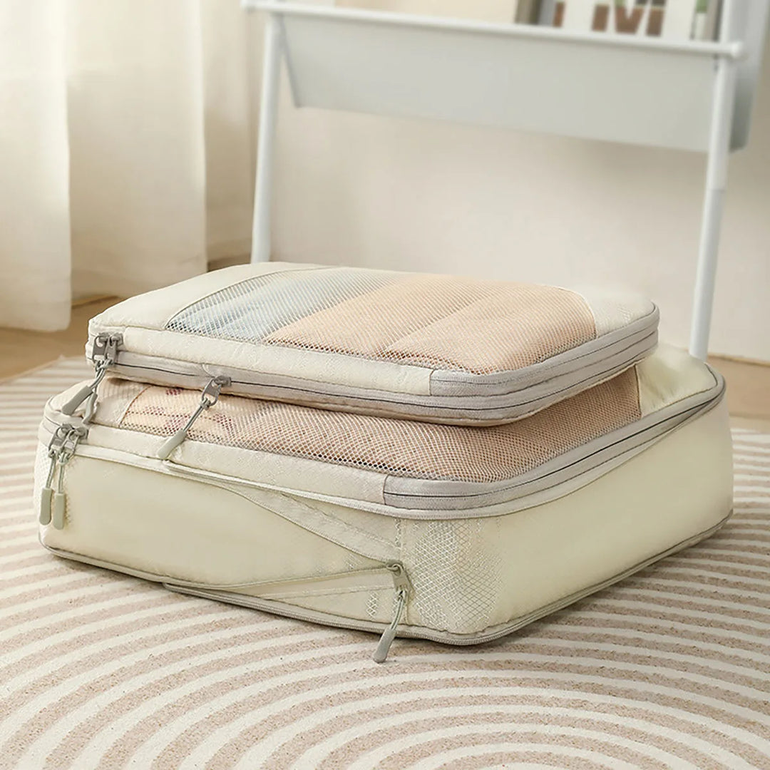 Skanto | PackNest Kompresjons Organizer Set | 5-delt | Plassbesparende & Vannavvisende | Ideell for reise & hverdagsbruk