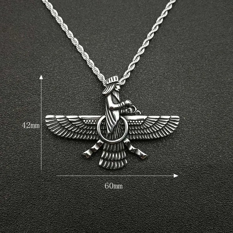 Skanto | Zoroastrisk Faravahar / Ahura Mazda anheng halskjeder