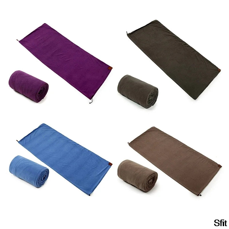 Skanto | ThermoLite | Ultralet fleece sovepose | Bærbar & varm | For camping, reise & utendørs
