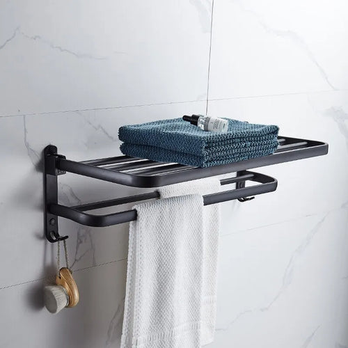 Skanto | Elegant Liv Plassbesparende Sammenleggbar Aluminium Håndkleholder