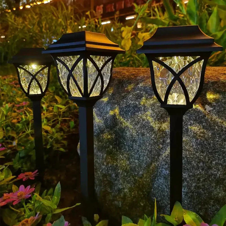 Skanto | Solenergi Hagebelysning med Naturlig Sjarm – Elegante Lamper for Utendørsbruk
