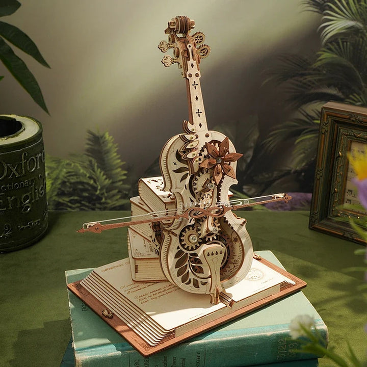 3D Magisk Mekanisk Tre Cello Puslespill | Skanto