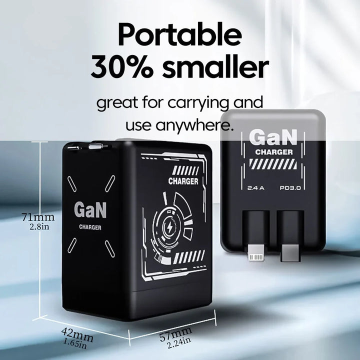 Skanto | 120W Rask Lading Uttrekkbar Lader