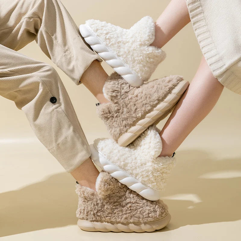 Varme og koselige dameslippers for høst og vinter – Sklisikker, komfortable slippers for hjemmet og fritid | Skanto