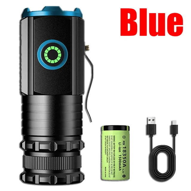 Mini Powerful Beam Utendørs EDC Lommelykt | Skanto