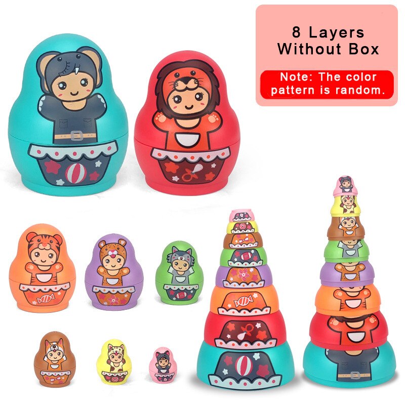 Skanto | Utdannende Fargerike Barn Matryoshka Dukker