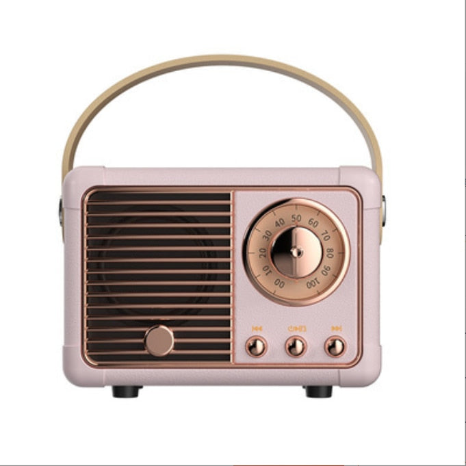 Skanto | Mini Retro Radio Bluetooth Høyttaler