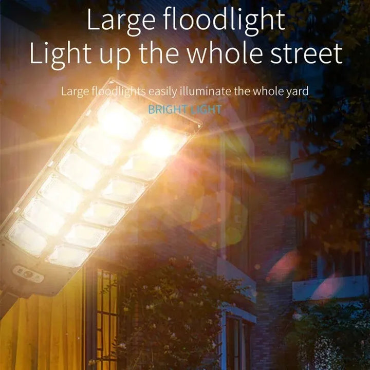 Skanto | Solarlampe med bevegelsessensor og fjernkontroll Hagebelysning