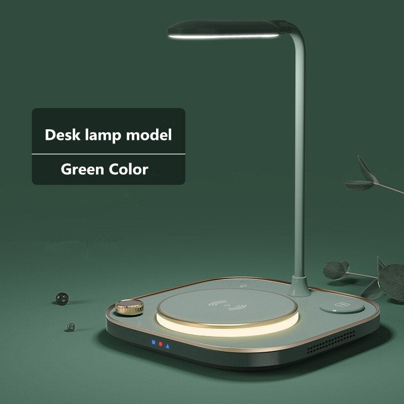 Skanto | Glow Trådløs Lader Stasjon LED Skrivebords Lampe