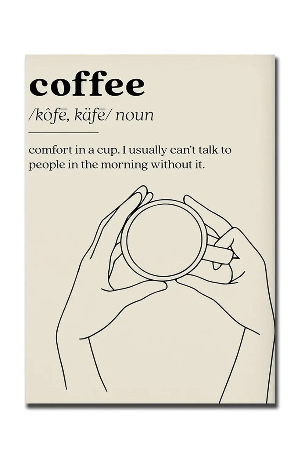 Skanto | God Morgen Kaffe Lerret Plakat