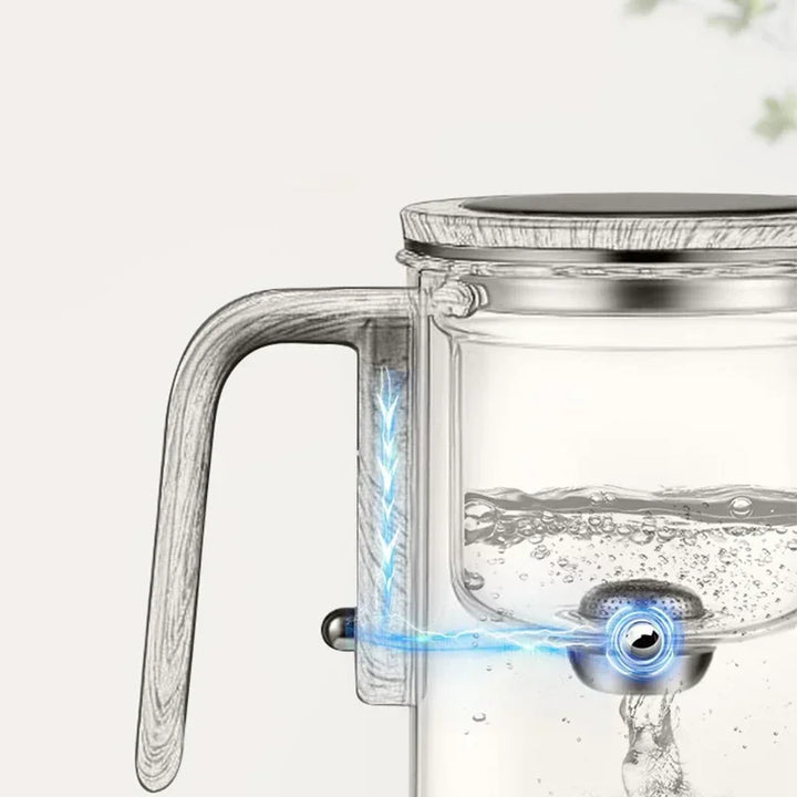 Auréa Glass Teapot – Luksus Infuser med Trehåndtak | Skanto