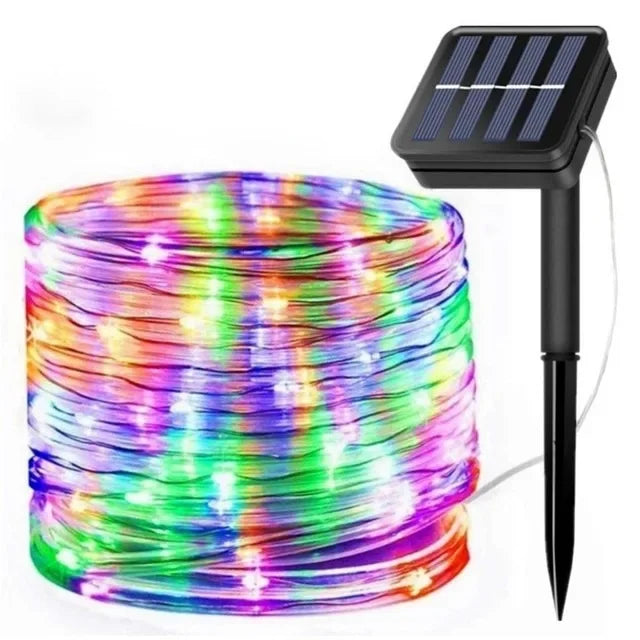 Skanto | LED Solar String Lights - Outdoor Waterproof Lights for Christmas, Garden, Lawn, Trees, Fence and Path Decor