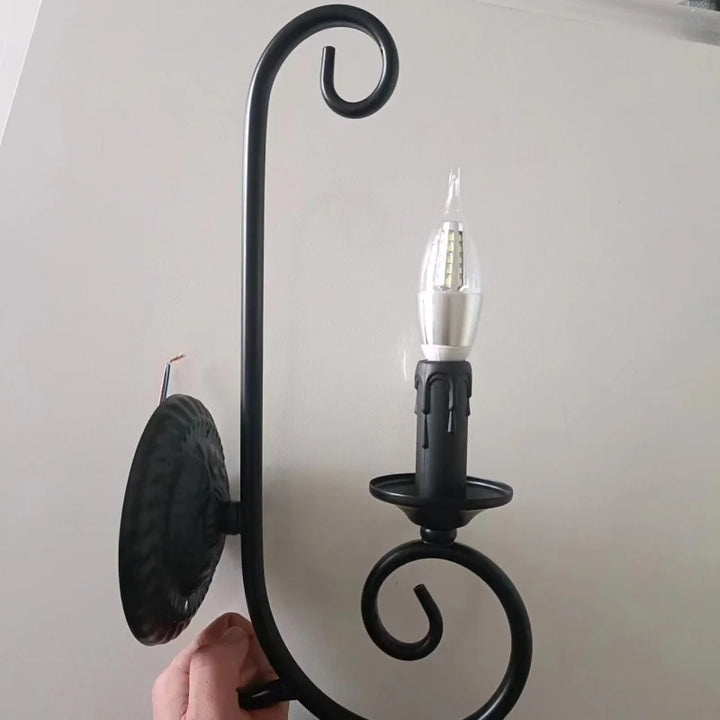 LuminousEra - Elegant Industriell Vegglampe for Soverom Skanto