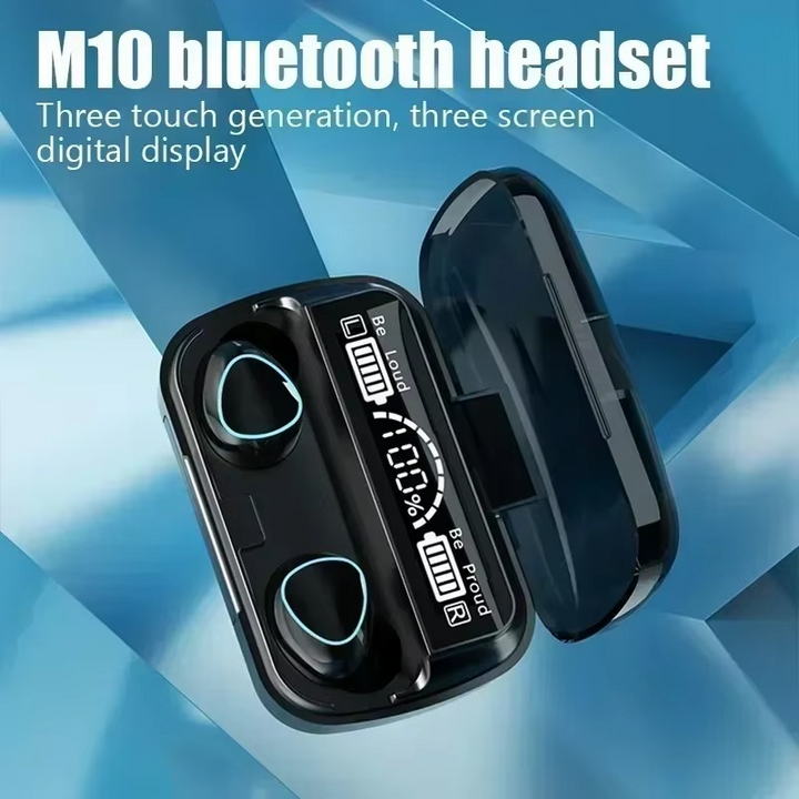 Skanto | TWS Bluetooth trådløse ørepropper med LED-skjerm, HiFi stereo lyd, vanntette spillhodetelefoner