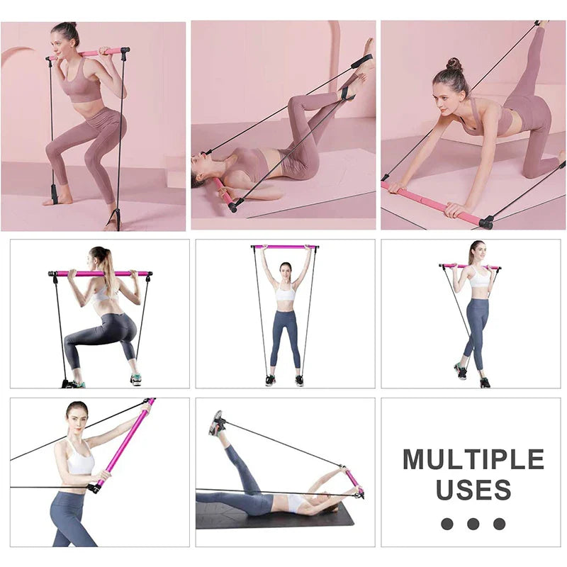 Skanto | Multifunksjonell Elastisk Pilatesstang