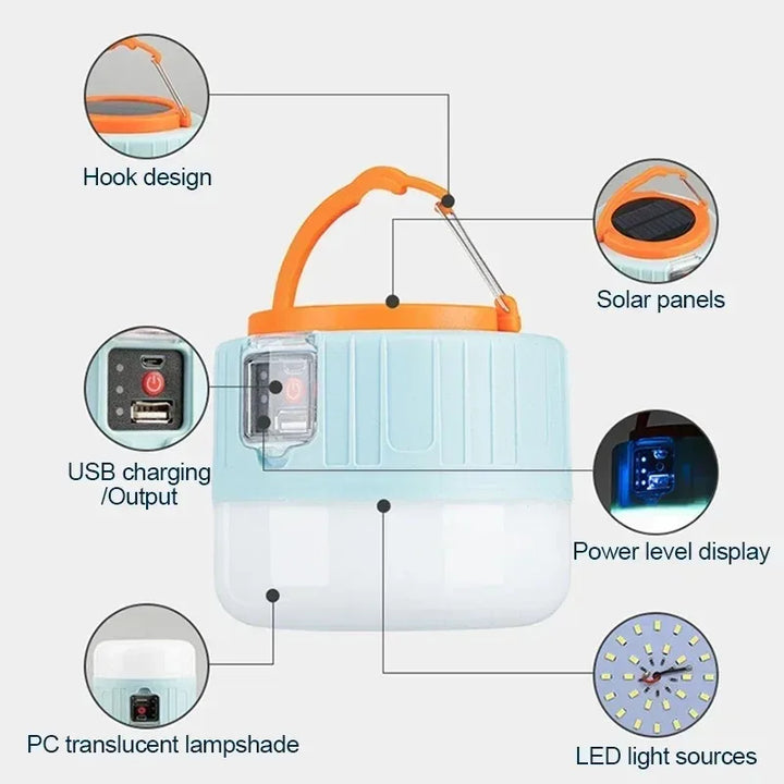 Oppladbar Camping Lantern | Skanto