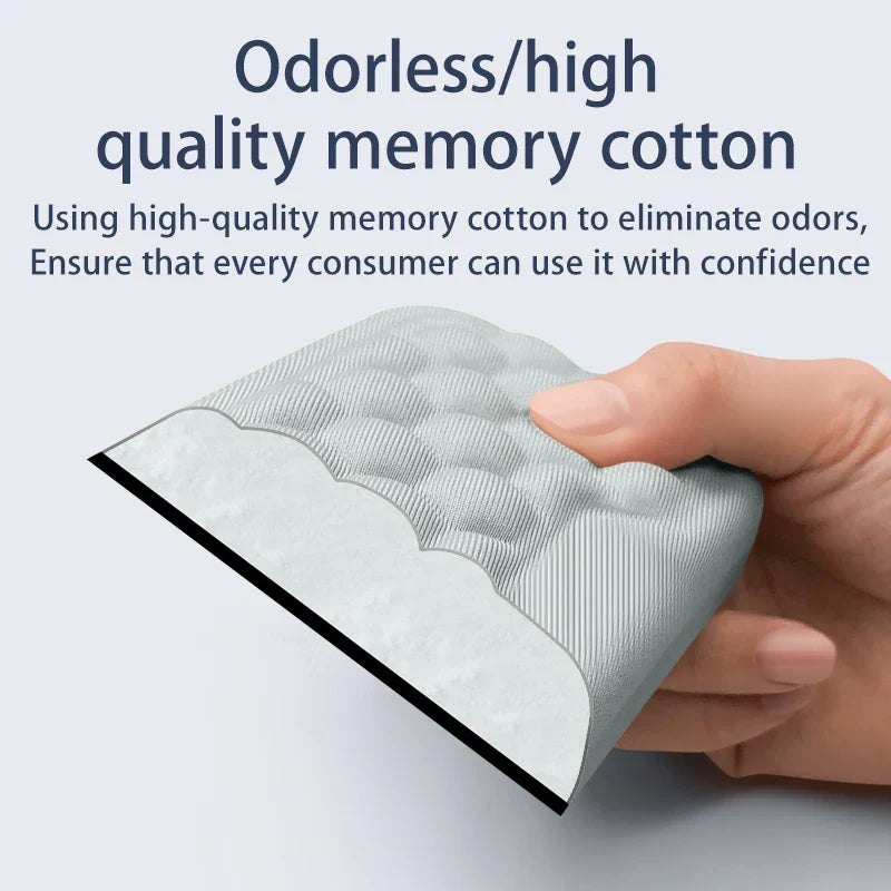 Norvo | SilentaPad Håndleddstøtte | Ergonomisk Musmatte med Minne Skum & Massasjområde | For PC, Laptop & Gaming