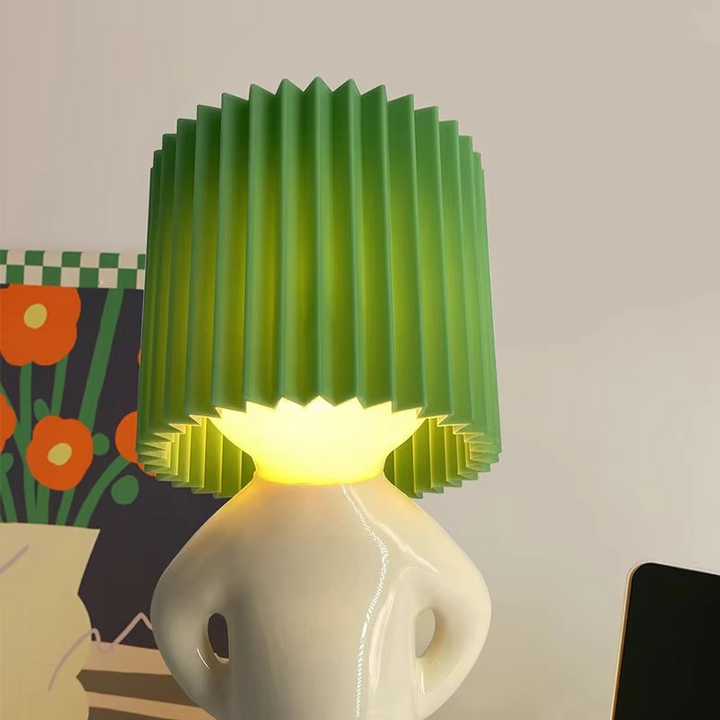 Skanto | Kreativ Bordbok Lys – LED Skrivebord Lampe med Unik Design