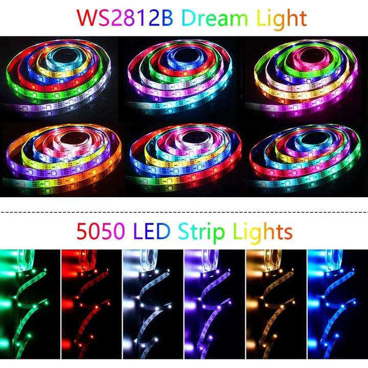 Skanto | 1M-20M RGB LED Lysstripe 5V LED