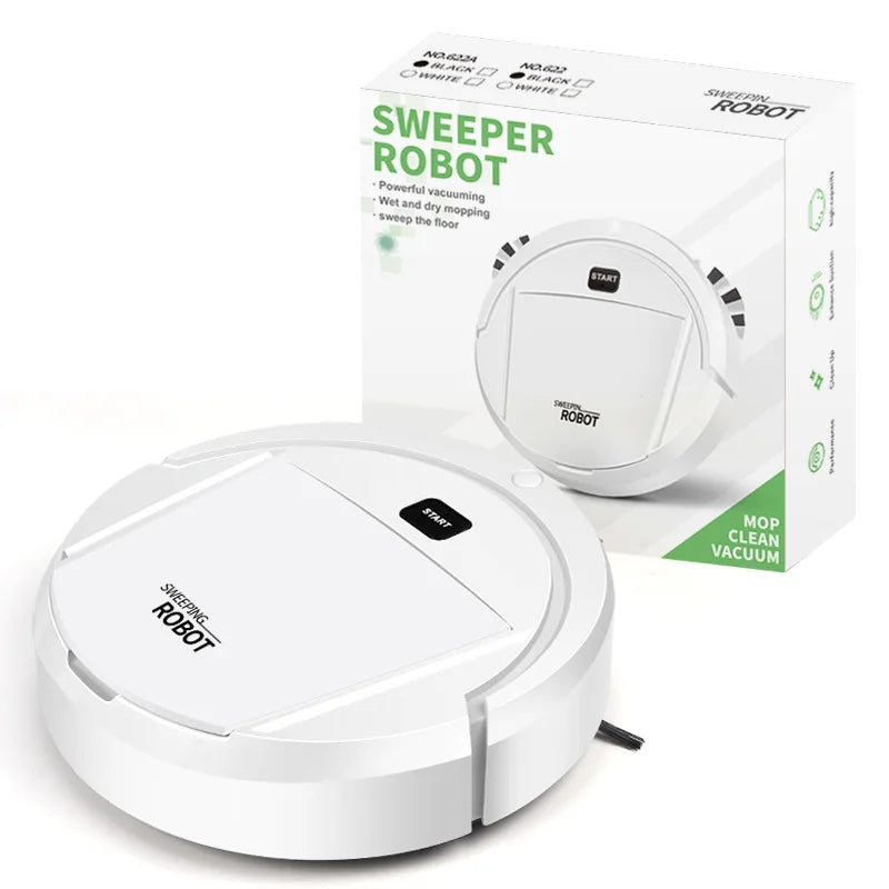 Skanto | Smart Charging Automatisk Robotstøvsuger - Ny feiemaskin med intelligente funksjoner for problemfritt rengjøring hjemme