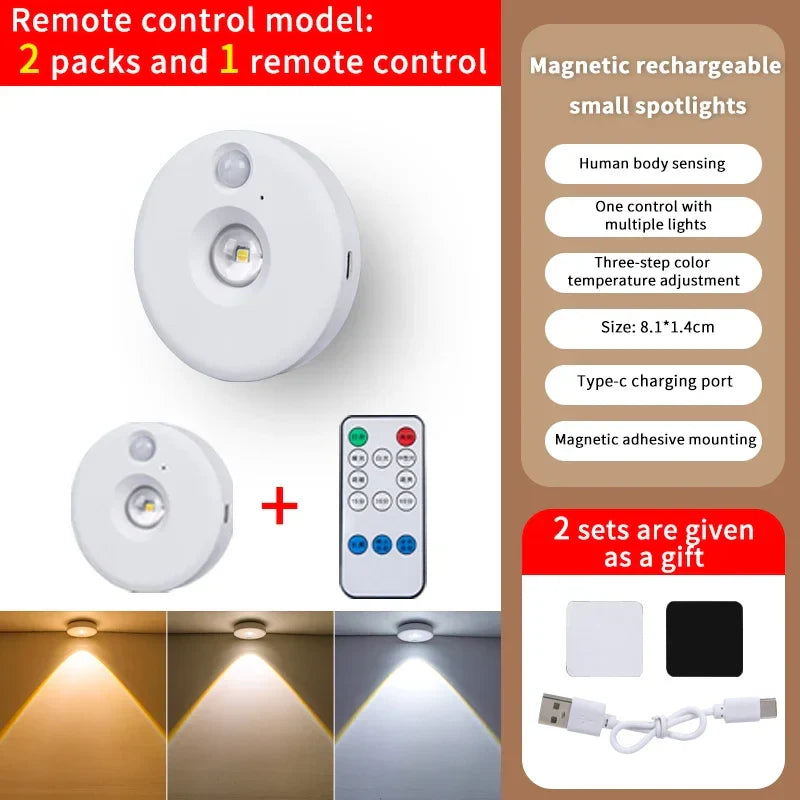 Skanto | LumoLine | PIR bevegelsessensor LED-lys | Dimmbar & Oppladbar | Trådløs